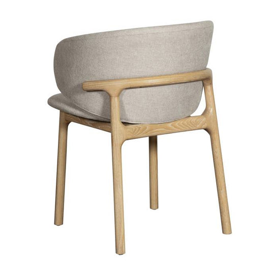 Finn Grey Fabric Dining Chair - Pieces For Places
