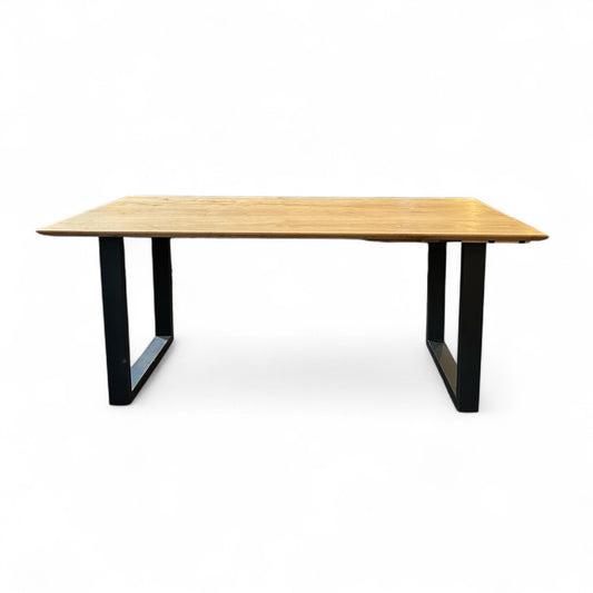 Flipper Oiled Oak Extending Dining Table - 4 Sizes - Pieces For Places