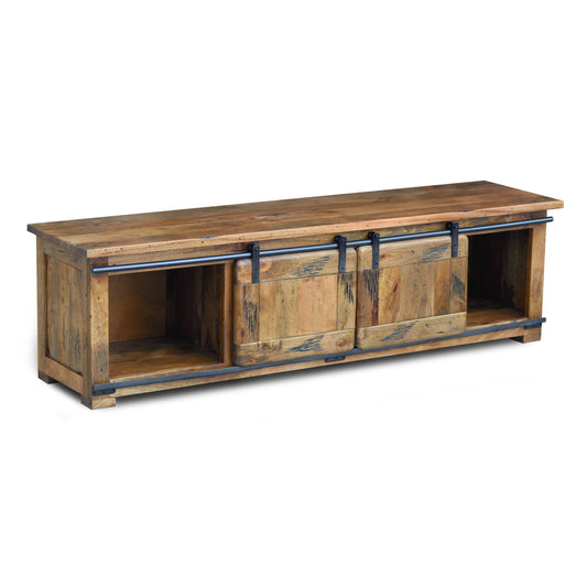 Foundry Mango Wood Large Tv Unit - Pieces For Places