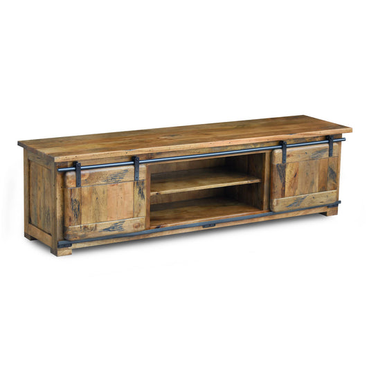 Foundry Mango Wood Large Tv Unit - Pieces For Places