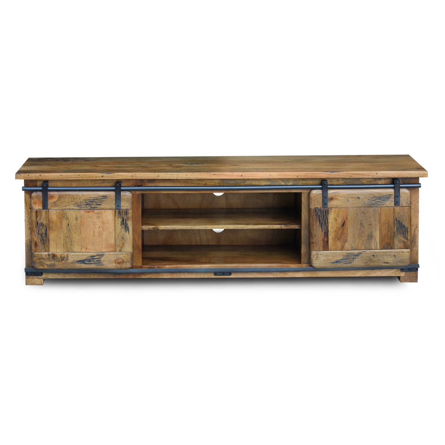 Foundry Mango Wood Large Tv Unit - Pieces For Places