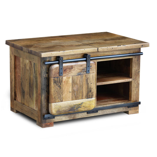 Foundry Mango Wood Storage Coffee Table - Pieces For Places