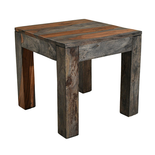 Boxy Stopa Sheesham Small Lamp Table - Pieces For Places