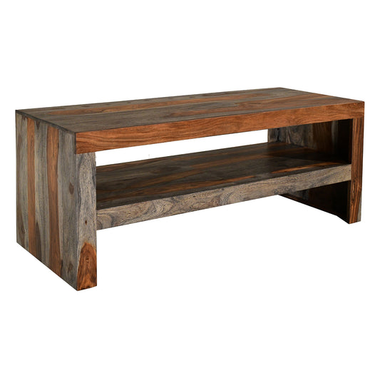 Boxy Stopa Sheesham Coffee Table - Pieces For Places