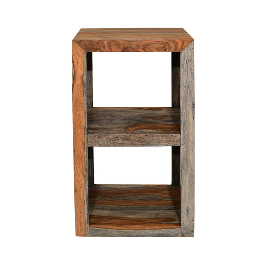 Boxy Stopa Sheesham 2 Hole Display Unit - Pieces For Places