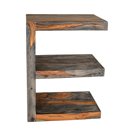 Boxy Stopa Sheesham "E" Side Table - Pieces For Places
