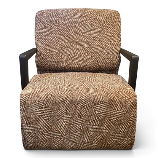 Laila Swivel Chair in Jute Terracotta - Ex Display