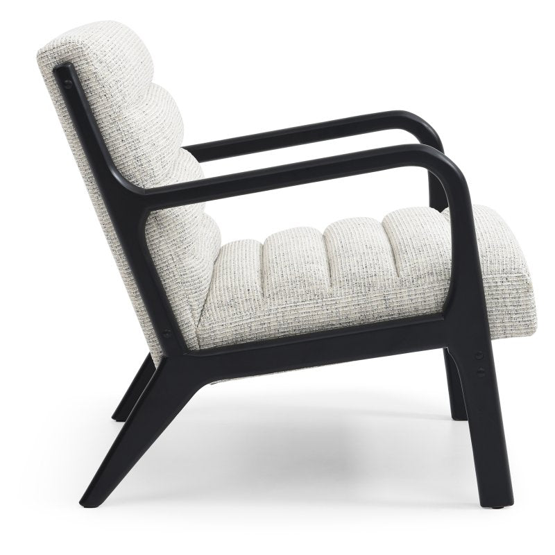 Iris Armchair in White Cord - Pieces For Places