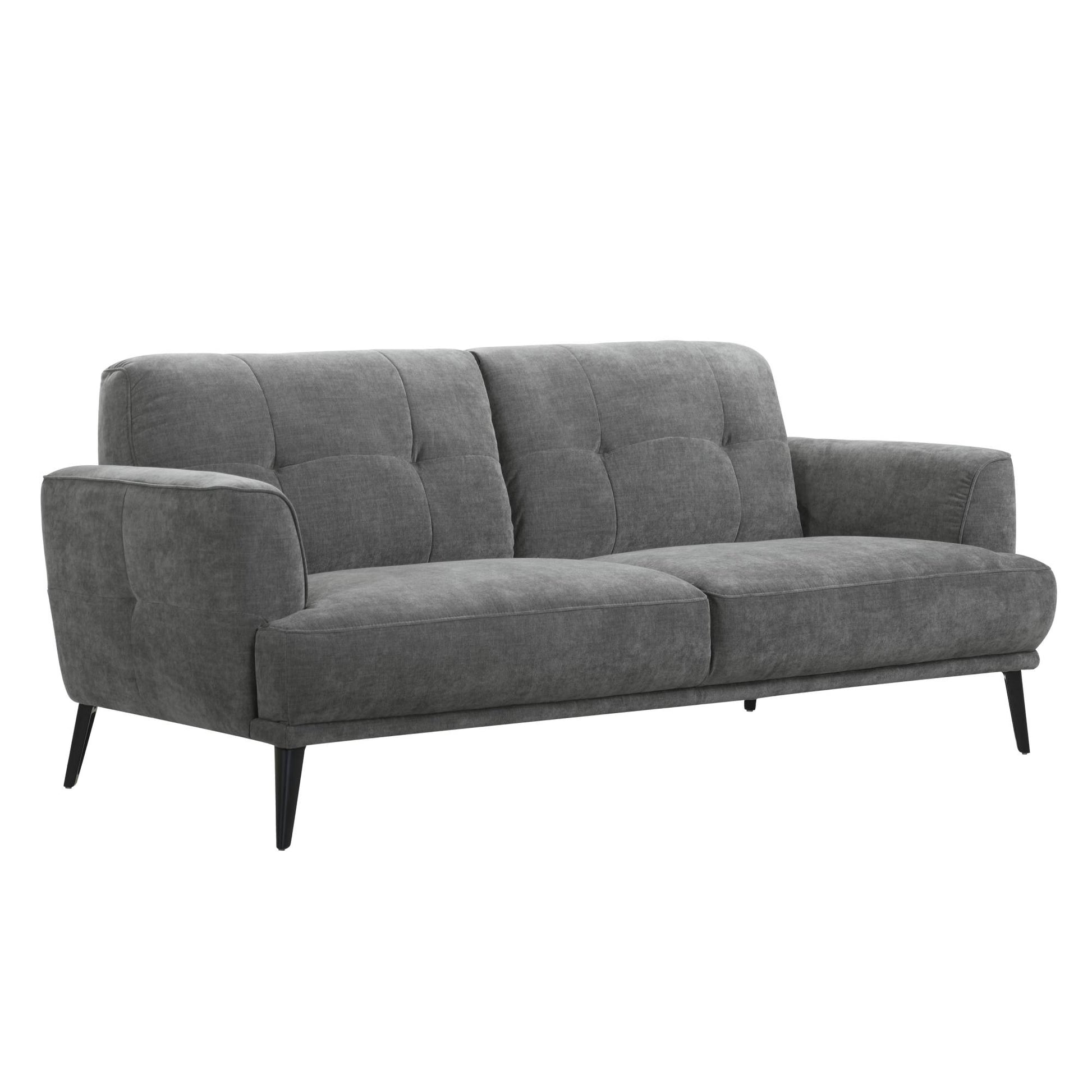 Jia 3 Seater Green Fabric Sofa - Pieces For Places