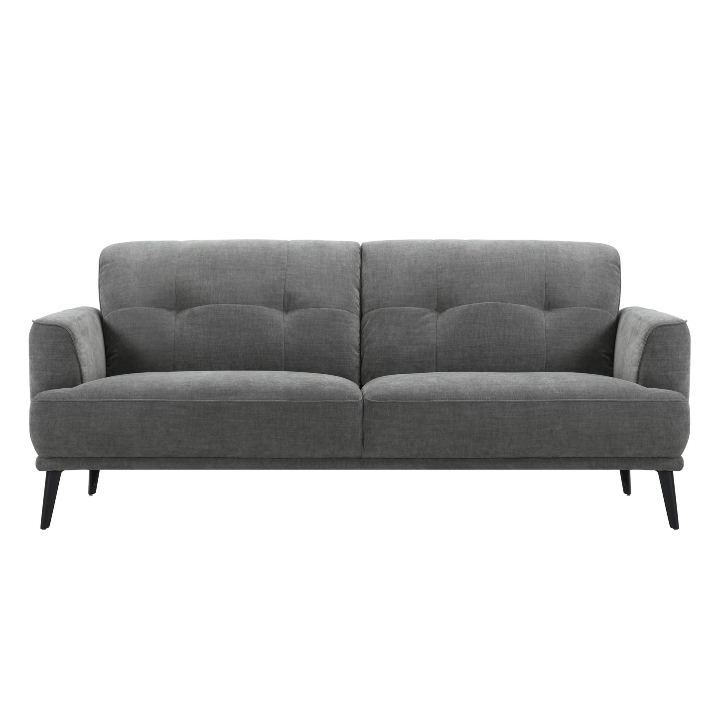 Jia 3 Seater Green Fabric Sofa - Pieces For Places