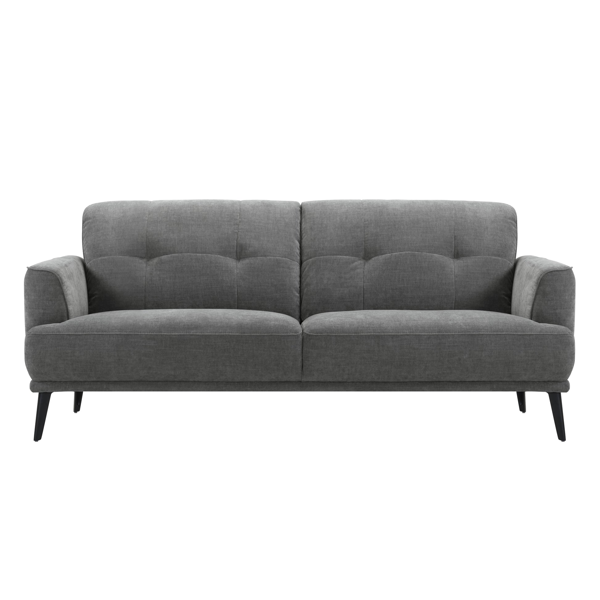 Jia 3 Seater Green Fabric Sofa - Pieces For Places