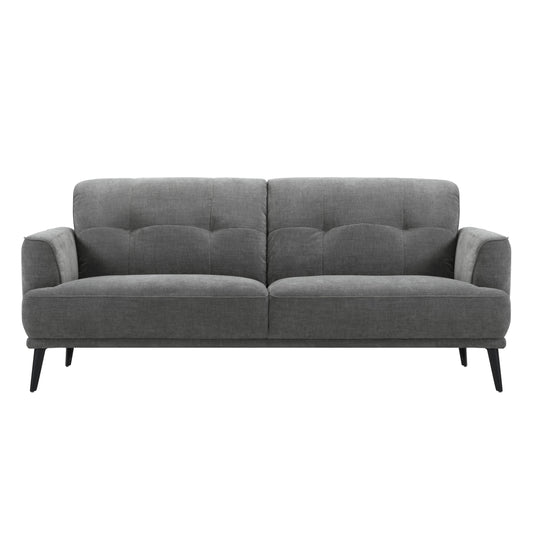 Jia 3 Seater Green Fabric Sofa - Pieces For Places