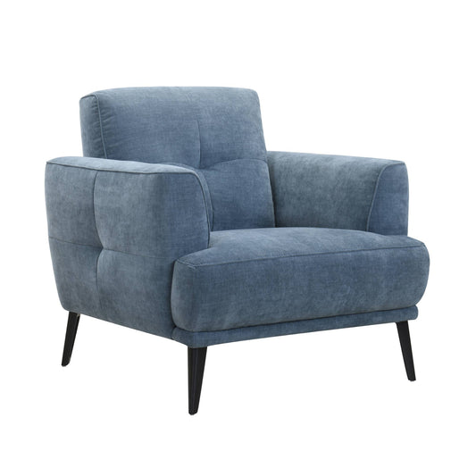 Jia Blue Fabric Armchair - Pieces For Places