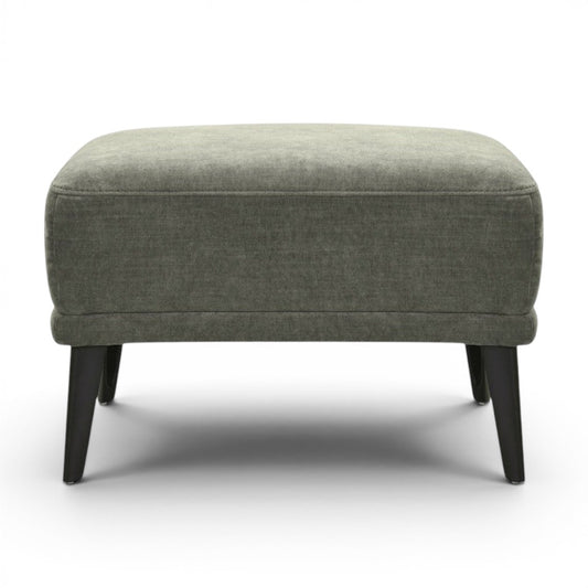 Jia Green Fabric Footstool