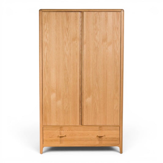 Maddison Oak Double Wardrobe