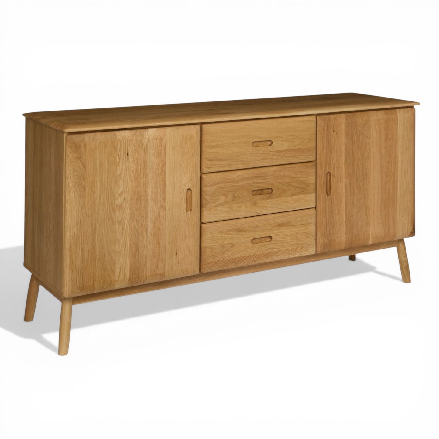 Malmback Oak 2 Door 3 Drawer Sideboard
