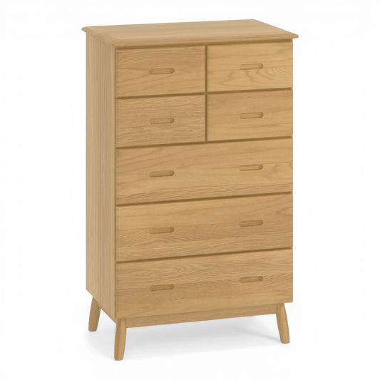 Malmback Oak 4 Over 3 Tall Chest