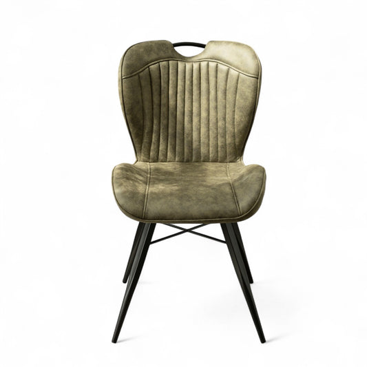 Mila Dining Chair - Olive Green - Pieces For Places