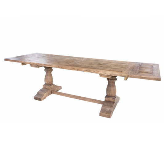 Oyster Elm Extending Dining Table - 3 Sizes - Pieces For Places