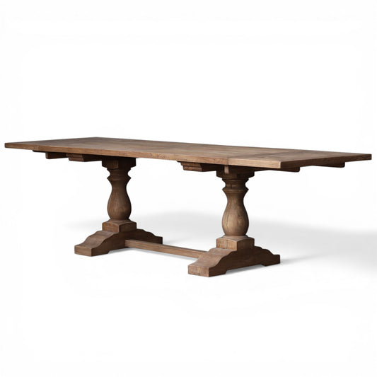 Oyster Reclaimed Elm Extending Dining Table