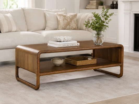 Saturn Mango Wood Coffee Table