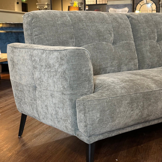 Jia 2 Seater Green Fabric Sofa - Pieces For Places