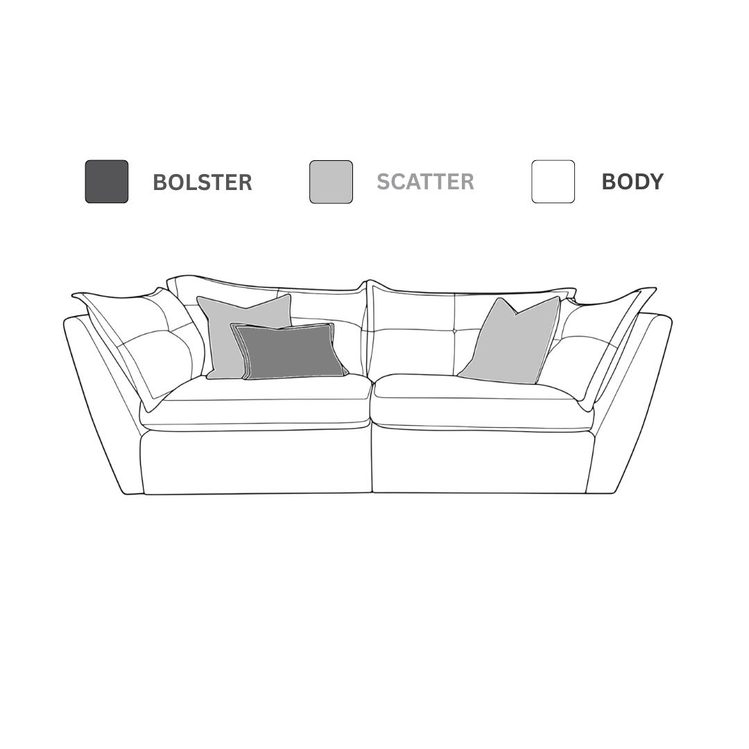 Ruben - 3 Seater Sofa - Pieces For Places
