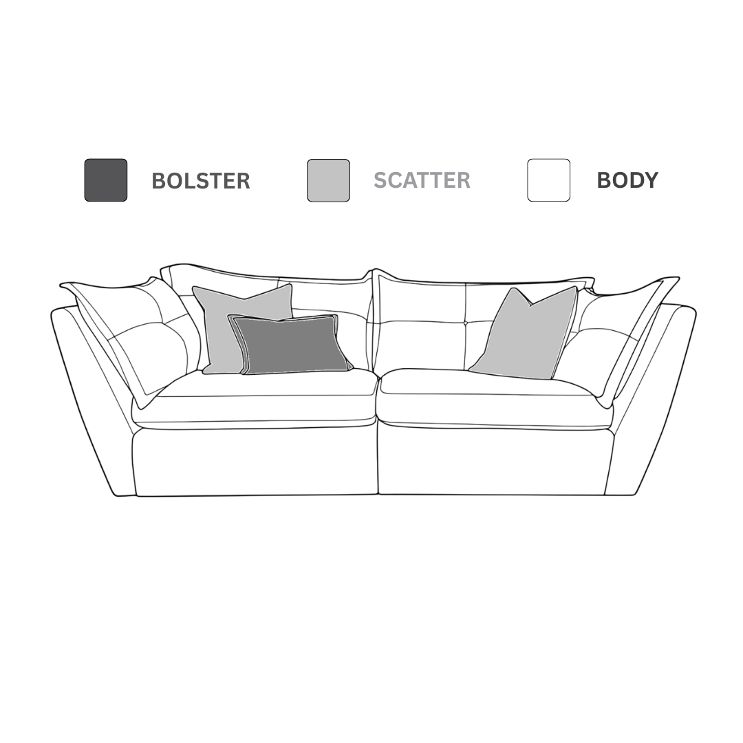 Ruben - 4 Seater Sofa - Pieces For Places