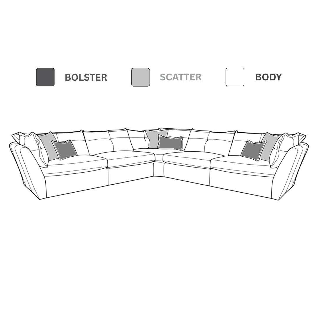 Ruben - Group 5 Corner Sofa - Pieces For Places