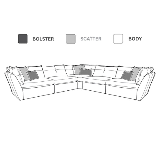 Ruben - Group 5 Corner Sofa - Pieces For Places