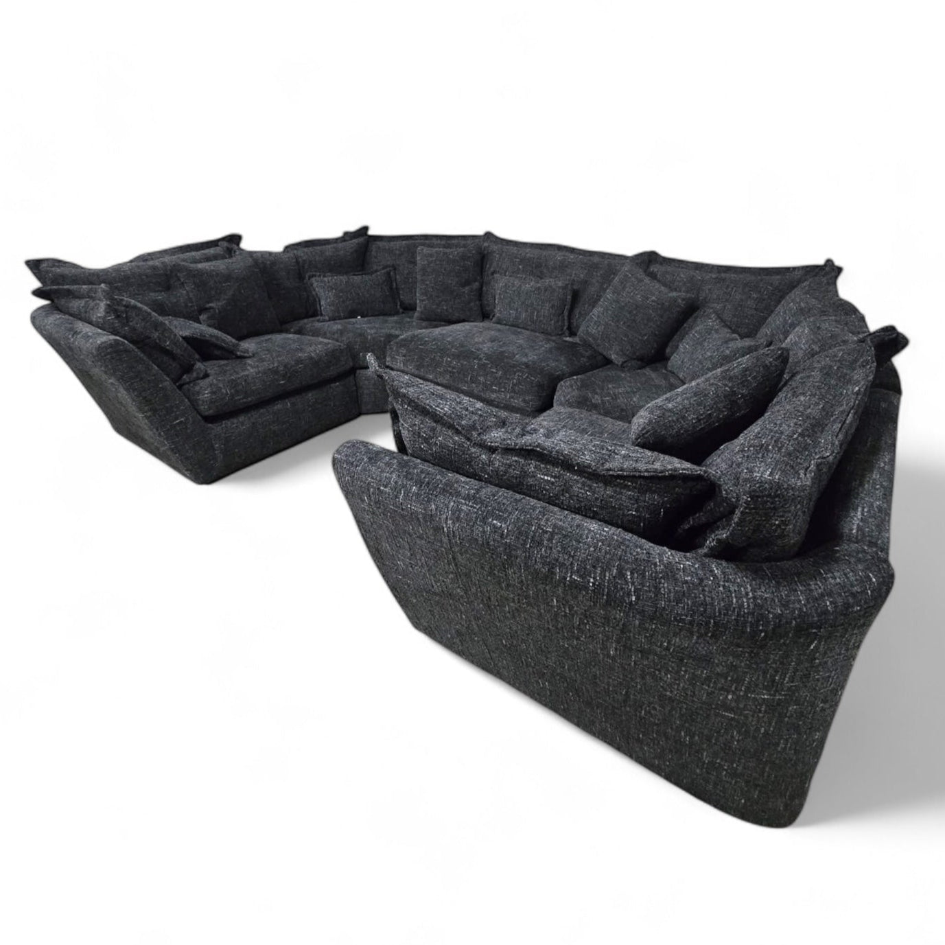 Ruben U Shape Modular Sofa - Anthracite | Ex Display
