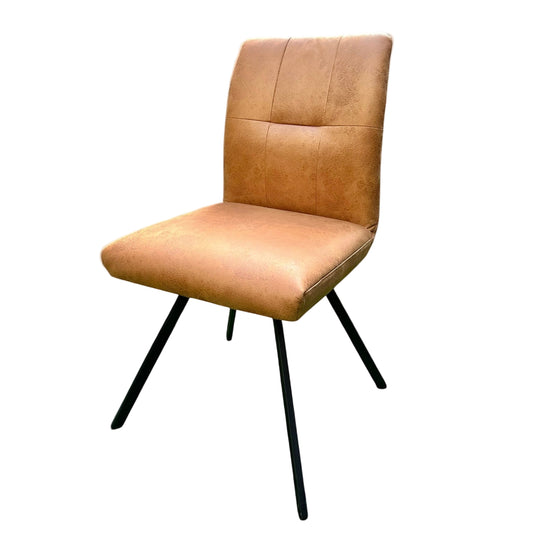 Selmy 2 Tan Swivel Dining Chair - Pieces For Places