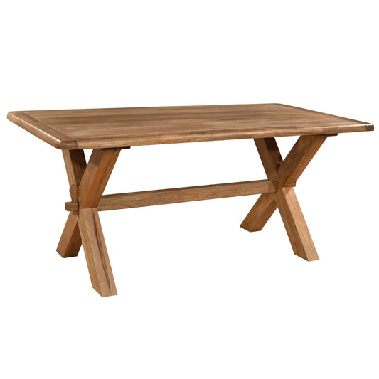Sandbanks Mango Wood Trestle Dining Table - 3 Sizes - Pieces For Places