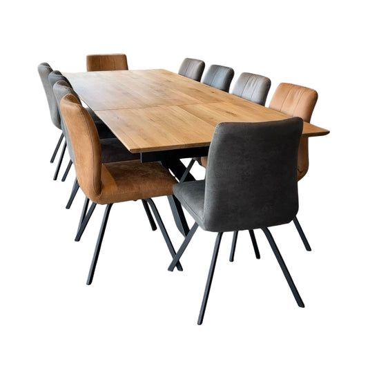 Selmy 2 Tan Swivel Dining Chair - Pieces For Places