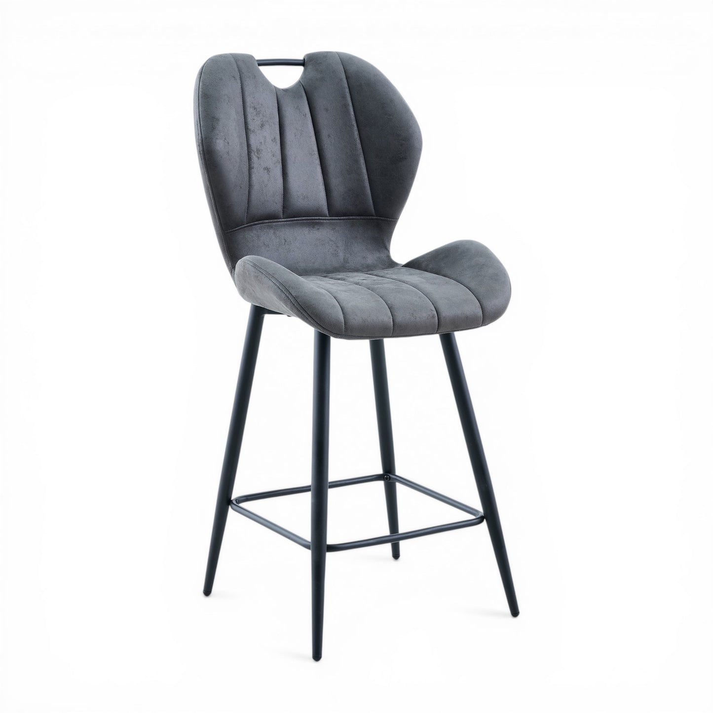 Verona Grey Pu Leather Counter Stool