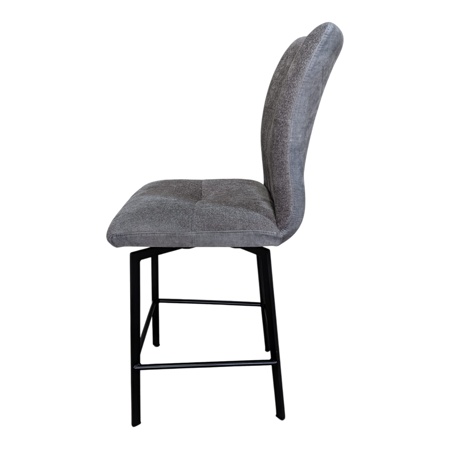 Grey Fabric Selmy 1 Barstools (set of 2)