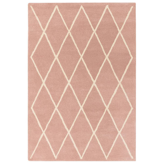 Diamond Pink Albany Rug - 200cm x 290cm