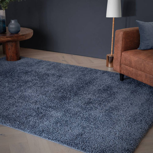 Navy Atlas Rug - 80cm x 150cm