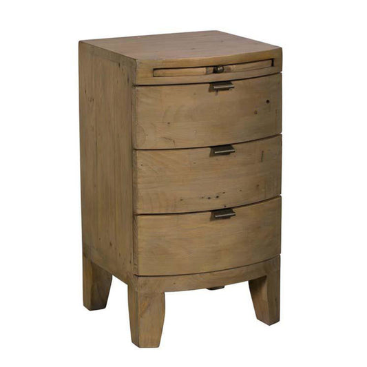 Bermuda Reclaimed 3 Drawer Bedside - Pieces For Places