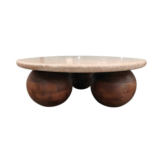 Bosen 80cm Round Ceramic Coffee Table - Pieces For Places