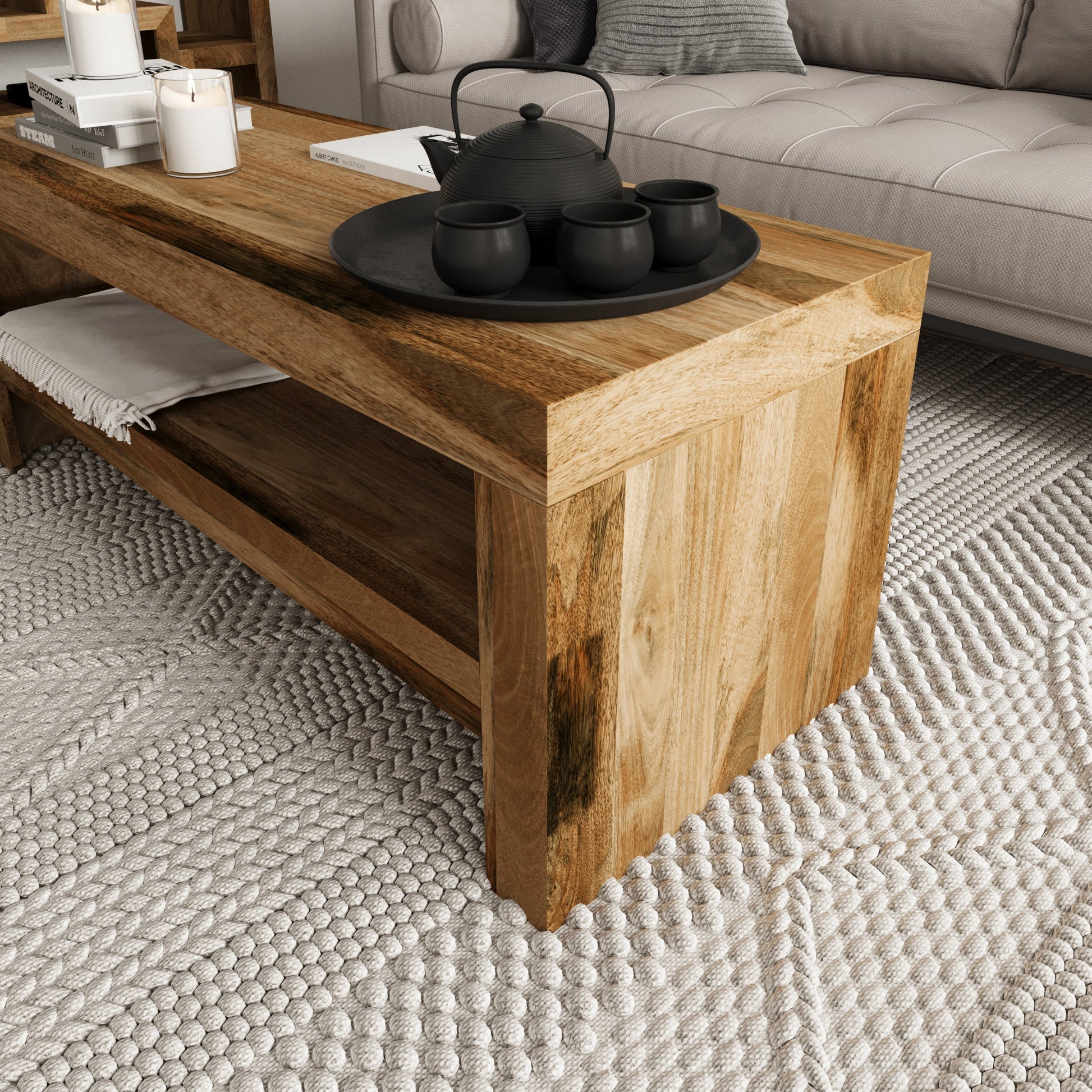 Boxy Mango Coffee Table - Pieces For Places