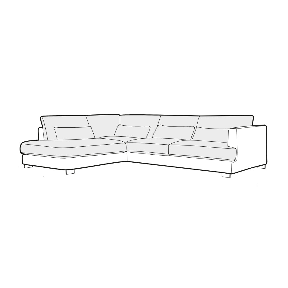 Brandon Set 2 Chaise Sofa - Pieces For Places