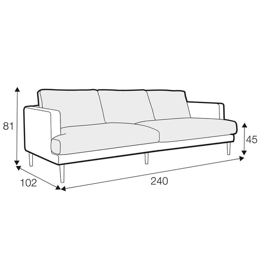 Britt 3 Seater Sofa