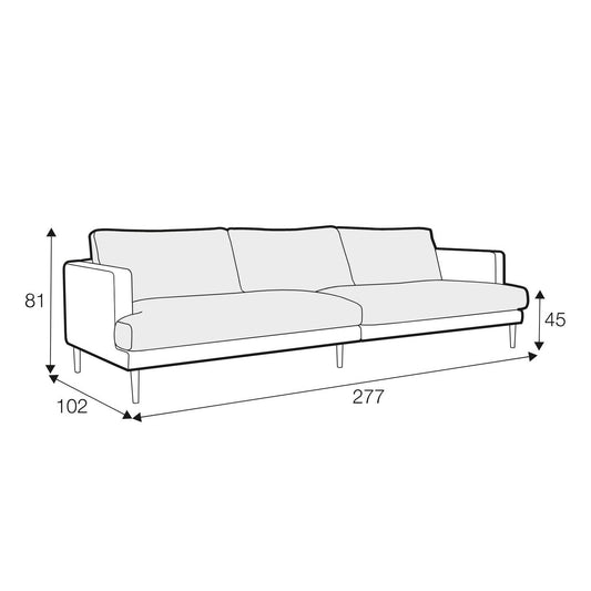 Britt 4 Seater Sofa - Pieces For Places