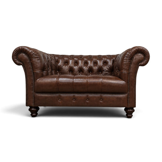 Chadderton Leather Chesterfield Snuggler