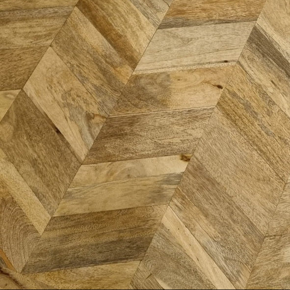 Chevron Mango Wood Coffee Table