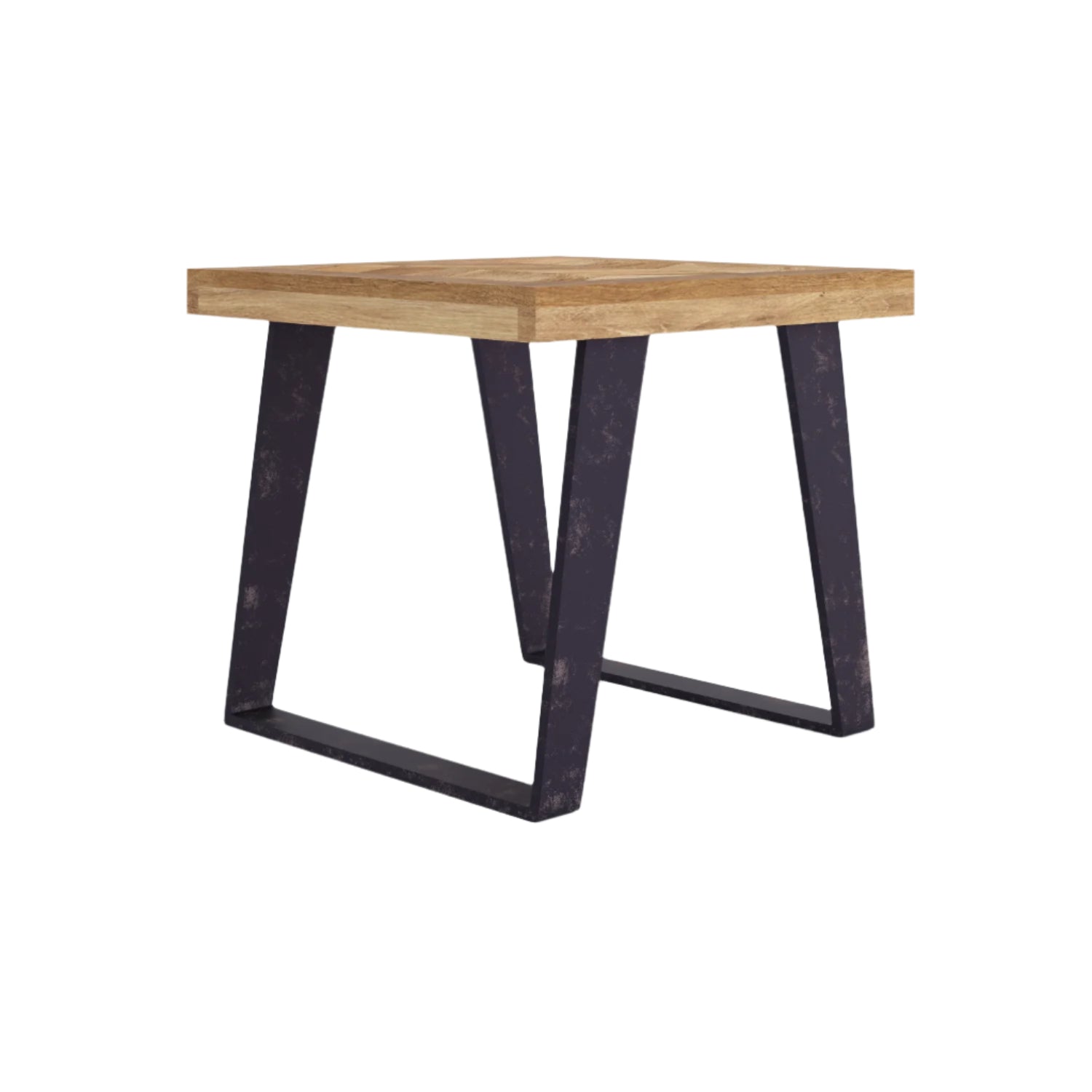 Chevron Mango Wood Lamp Table - Pieces For Places
