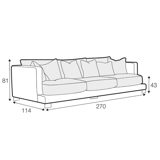 Colorado 4 Seater Sofa - Pieces For Places
