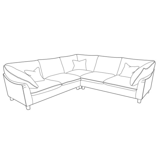 Devin Full Corner Sofa - Pieces For Places