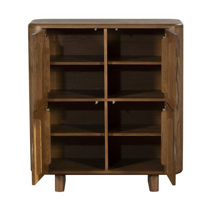 Dustin 100cm Oak Highboard - Pieces For Places